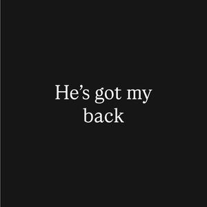 “He’s Got My Back” gemstone necklace by JILpeaces (reserved custom)